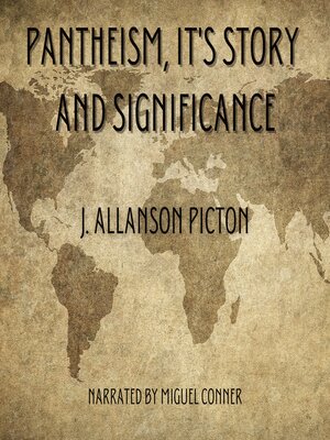 cover image of Pantheism, It's Story and Significance
